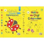 0-6 Yaş Yayınları Noktadan Noktaya Çizerek Öğreniyorum & Nokta ve Çizgi Çalışmaları 3+Yaş (Sarı) -2 Kitap