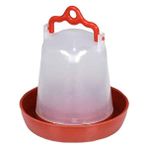 0.65KG Asmalı Otomatik Yemlik Tavuk-Güvercin-Civciv-Bıldırcın - Şeffaf - 1 Adet