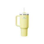 0.89 Litre Kapasiteli Sarı Termos Bardak, Pipetli Tasarım