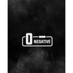 0 - Negatif Kan Grubu Araba Motorsiklet Etiket Sticker 14cm Beyaz Renk