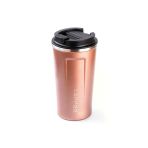001-01-Pembe Coffee Yazılı Paslanmaz Çelik Termos Bardak 500Ml