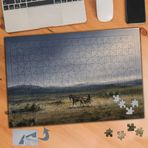 009 Kırsal Bölgede At Arabası 240 Parça Puzzle Yapboz Tablo