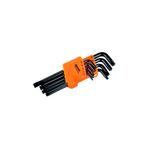 013-rc0207 9 Parça Vakumlu Torx Uçlu Uzun Allen Alyan Takımı