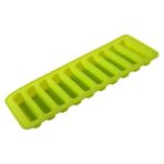 02 Yeşil 10 Delik Parmak Şekli Silindir Silikon Buz Küpü Kalıp Kurabiye Dondurma Çikolata Pişirme Kalıp (Yurt Dışından) - Ice Cream Tubs - Renkli