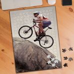 02246 Dağdaki Bisikletçi Sporcu 240 Parça Puzzle Yapboz