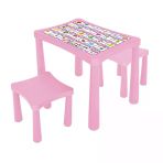 03 493 Story İki Tabureli Masa (Pembe)