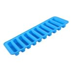 03 Mavi 10 Delik Parmak Şekli Silindir Silikon Buz Küpü Kalıp Kurabiye Dondurma Çikolata Pişirme Kalıp (Yurt Dışından) - Ice Cream Tubs - Renkli