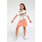 04 - 14 Yaş Kız Çocuk T-Shirt - Turuncu - 5 - 6 Yaş