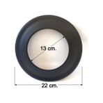 0,40 Mm Mat Siyah Soba Boru Aynası