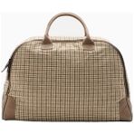 04651/ A Trip In A Bag 356 Bag Tweed Hafta Sonu Seyahat Çantası - Bej Kareli