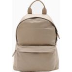 04651 A Trıp In A Bag Nubuk Deri Kum Rengi Unisex Sırt Çantası