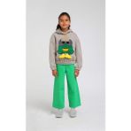 05-14 Yaş Kız Çocuk Füme Renk Emoji Kapşonlu Sweat - 13 Yaş