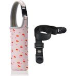 05 Moda Baskı Su Şişesi Çantası Askılı Kadın Erkek Taşınabilir Spor Su Şişesi Kapağı Çanta Kılıf Kılıfı Şişeler Taşıyıcı Açık (Yurt Dışından) - Renkli - Water Bottle
