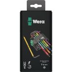 05073599001 967/9 Tx Bo 1 Sb Çok Renkli L-Anahtar Seti, Sıyrılmaya Dayanıklı Torx Vidalar Için, Blacklaser, 9 Parça