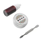 0,53 oz yara izi balmumu 10 ml sahte kan yapay yara modelleme Spatula ile kan derisi balmumu