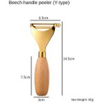 06 Ahşap Meyve Topu Kazıcı Dondurma Kaşığı Oyma Bıçağı Karpuz Kaşık Aracı Paslanmaz Çelik Soyma Bıçağı Mutfak Aksesuarları (Yurt Dışından) - Ice Cream Scoops & Stacks - Renkli