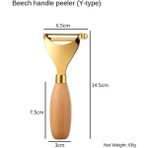 06 Ahşap Saplı Meyve Topu Kazıcı Havalandırma Deliği 304 Paslanmaz Çelik Karpuz Kaşık Aracı Modern Minimalist Oyma Bıçağı (Yurt Dışından) - Ice Cream Scoops & Stacks - Renkli