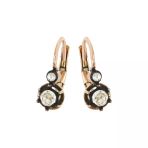 0,71 Ct Pırlantalı Elmas Küpe