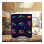 07672 Ufo Uzay Gemileri Gök Bilimleri Kupa Bardak