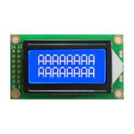 0802A 8x2 Karakter Lcd Modül Mavi Backlight Display Ekran 2 Satır
