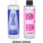 1: 1 Kristal Berraklığında Epoksi Reçine Kiti Yüksek Parlak Kacıklar Sanat Reçine Malzemeleri Kaplama ve Döküm Zanaat Diy Mücevher Yapımı Renk: 204ML 204ML (Yurt Dışından) - Çocuk Kutu Oyunları