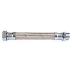 1" 10 Bar Paslanmaz Örgülü Hidrofor Hortumu Düz Flex Hortum Rakor & Nipel 70 Cm