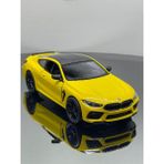 1.36 Ölçek Bmw M8 Metal Çek Bırak Model Oyuncak Araba - Sarı