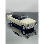1.36 Ölçek Chevrolet Bel Air 1957 Klasik Metal Oyuncak Araba - Bej