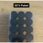 1.5 Cm Güçlü Yuvarlak Mıknatıs 50'Li Paket Magnet Ve El Yapımı Ürünler İçin Hobi Mıknatısı