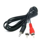 1.5 Metre Ses Sistemi Kablosu Stereo Aux To 2 Rca K-1