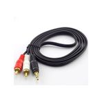 1.5 Metre Stereo Lale Kablo Ses Sistemi Kablosu Aux RCA 1.5M