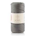 1.5 Mm - 100 gr Polyester Makrome Ipi 150 M Polyester Makrome Ip Supla Ip Ve Çanta Ipliği (Gri)