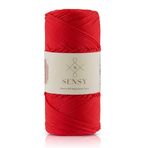1.5 Mm - 100 gr Polyester Makrome Ipi 150 M Polyester Makrome Ip Supla Ip Ve Çanta Ipliği (Kırmızı)