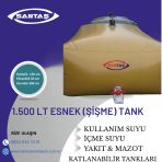 1.500 Lt Şişme Esnek Su Deposu(Kullanım Amaçlı)