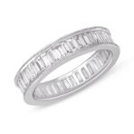 1.59 ct Modern Tasarım Tamtur Baget Pırlanta Yüzük