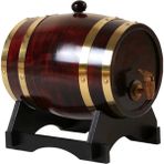 1.5l Retro Şarap Kırmızısı Stili Tekila Şarap Viski Restoranı Için Oak Wine Barrel Brewing Port Fıçı Bira (Yurt Dışından)