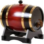 1.5l Şarap Kırmızısı Stili 1 Adet 3l Ahşap Sürahi Retro Sürahi Eski Meşe Şarap Varil Fıçı Brewage Bira Tekila Şarap Viski (Yurt Dışından)