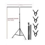 1.5x2 metre T arka plan destek seti, fon standı stüdyo, fotoğraf, video, açılış,doğum günü için demir tag,tek ayaklı fon standı çantasız
