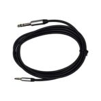 1.8 Metre 3.5 Mm To 6.35 Mm Ses Kablosu - Aux To Büyük Çivi Jak Stereo Kulaklık Ve Amfi Kablosu