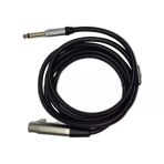 1.8 Metre 6.35 Mm To Xlr Erkek Ses Kablosu - Çivi Jak To Xlr Konnektör Mikser Ve Amfi Kablosu