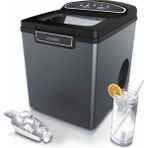 1.8l Paslanmaz Çelik Buz Makinesi Bpa Free, Hızlı Üretim, 2 Boy Buz Seçeneği - Gri
