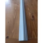 1 Adet (1 Mt) Duvar Kaplama Dekoratif Boyalı Strafor Köpük Çıta (4 Cm'lik) - Açık Gri