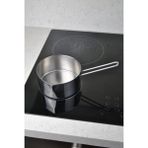 1 Adet 14 cm 304 Paslanmaz Çelik Kaçerola Sütlük ve Sosluk 14X7 cm Mini Yumurta Tavası - Metalik Gri