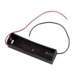 1 Adet 1x 18650 Pil Kutusu Pil Yuvası Kablolu 1li Tekli Lityum Lion 3.7v