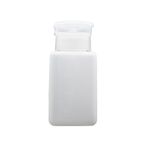1 Adet 200ml (7.5 oz) Alkol Sıvı Pres Pompalama Dispenseri İtmeli Boş Pompa Dağıtıcı Şişe Sıvı Alkol Oje ve Makyaj Temizleyici için Alkol Dispenseri, Beyaz