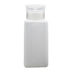1 Adet 250ml (8.4 oz) Alkol Sıvı Pres Pompalama Dispenseri İtmeli Boş Pompa Dağıtıcı Şişe Sıvı Alkol Oje ve Makyaj Temizleyici için Alkol Dispenseri, Beyaz