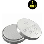 1 Adet 3 Volt CR2032 SB-T15 Lityum Para Pil (Br 2032 Bios-Kepenk-Kumanda Terazi Düğme Lithum Pili)