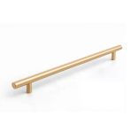 (1 Adet) 320Mm Soft Altın Metal Mobilya Mutfak Dolap Çekmece Dolabı Kulbu Kulpu Kulpları