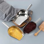 1 Adet 8 Inç 1 Adet Paslanmaz Çelik Buz Küpü Kürek Yuvarlak Kepçe Pub Bar Ev Mutfak Baharat Şeker Un Fındık Kepçe Mutfak Gadget Aksesuarları (Yurt Dışından) - Ice Cream Scoops & Stacks - Renkli