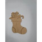 1 Adet Ahşap Yılbaşı Süsü Boyama No9 Okul Dıy Etkinlik Aktivite Sanat 15 cm